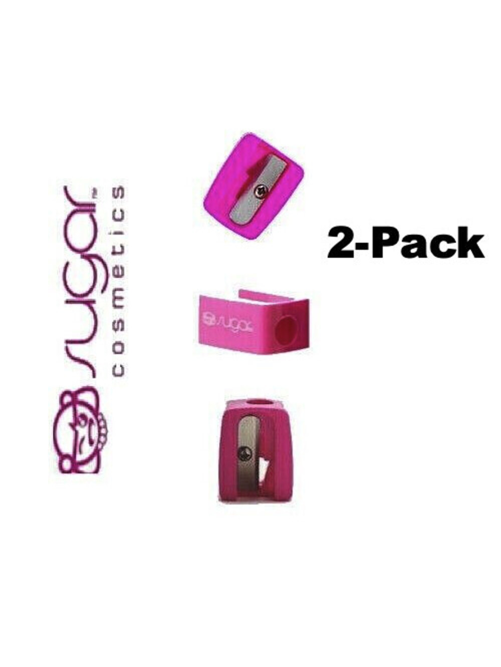 2-Pack: New SUGAR Cosmetics Eyeliner Eye Lip Liner Pencil Sharpener in PINK